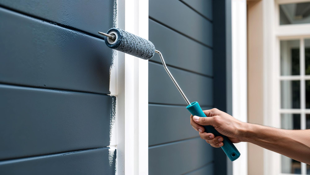 Professional exterior house painting services in Montreal area - freshly painted home exterior